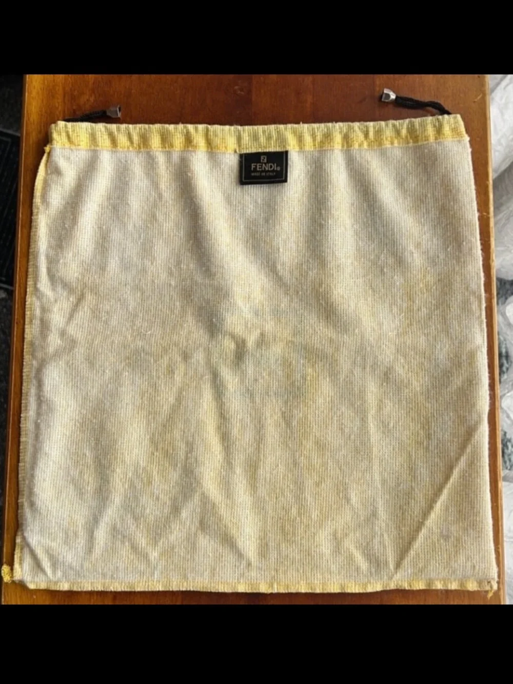 Fendi drawstring dust bag